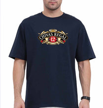 Load image into Gallery viewer, chivas rega Oversized T-Shirt for Men-Navy Blue-Ektarfa.online
