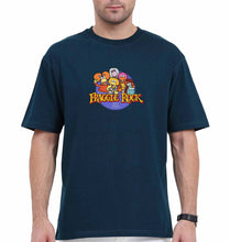 Load image into Gallery viewer, Fraggle Rock Oversized T-Shirt for Men-Petrol Blue-Ektarfa.online
