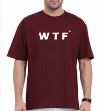 Load image into Gallery viewer, WTF Oversized T-Shirt for Men-Maroon-Ektarfa.online
