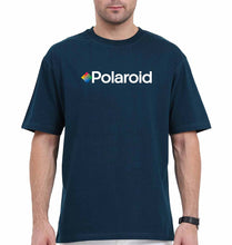 Load image into Gallery viewer, Polaroid Oversized T-Shirt for Men-Petrol Blue-Ektarfa.online
