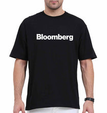Load image into Gallery viewer, Bloomberg Oversized T-Shirt for Men-Black-Ektarfa.online
