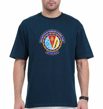 Load image into Gallery viewer, bits pilani Oversized T-Shirt for Men-Petrol Blue-Ektarfa.online
