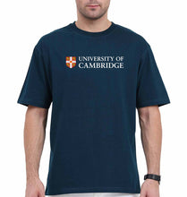 Load image into Gallery viewer, Cambridge University Oversized T-Shirt for Men-Petrol Blue-Ektarfa.online
