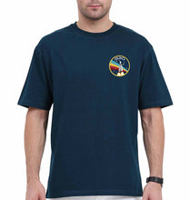 Load image into Gallery viewer, Isro Oversized T-Shirt for Men-Petrol Blue-Ektarfa.online
