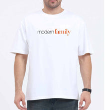 Load image into Gallery viewer, modern family Oversized T-Shirt for Men-White-Ektarfa.online

