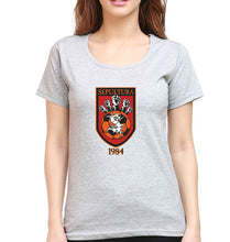 Load image into Gallery viewer, Sepultura T-Shirt for Women-Grey Melange-Ektarfa.online
