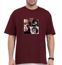 Load image into Gallery viewer, the beatles let it be Oversized T-Shirt for Men-Maroon-Ektarfa.online

