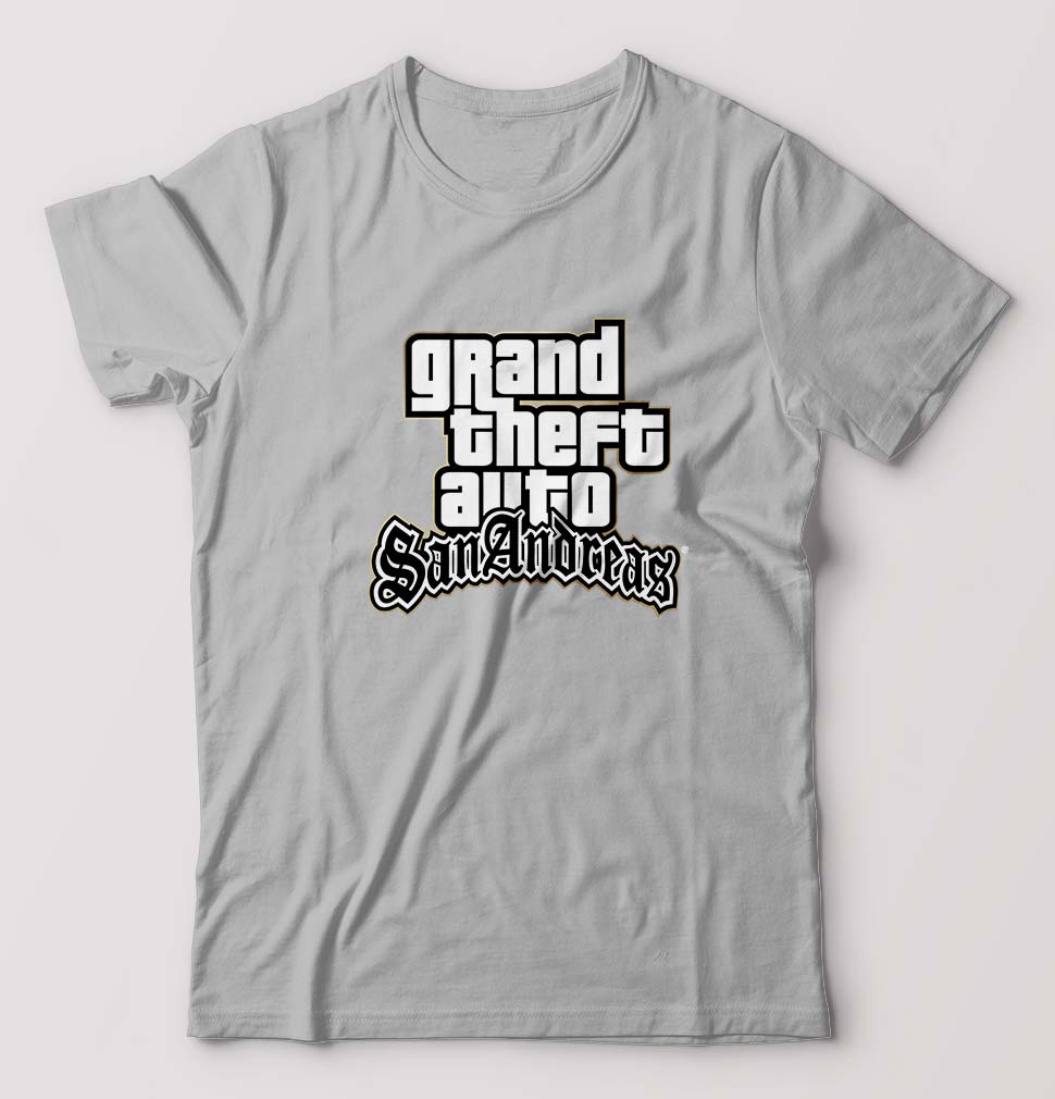 GTA San T-Shirt for Men-Grey Melange-Ektarfa.online