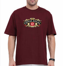 Load image into Gallery viewer, chivas rega Oversized T-Shirt for Men-Maroon-Ektarfa.online
