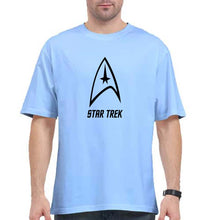 Load image into Gallery viewer, star trek Oversized T-Shirt for Men-Baby Blue-Ektarfa.online
