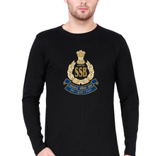 Load image into Gallery viewer, SSB Full Sleeves T-Shirt for Men-Black-Ektarfa.online
