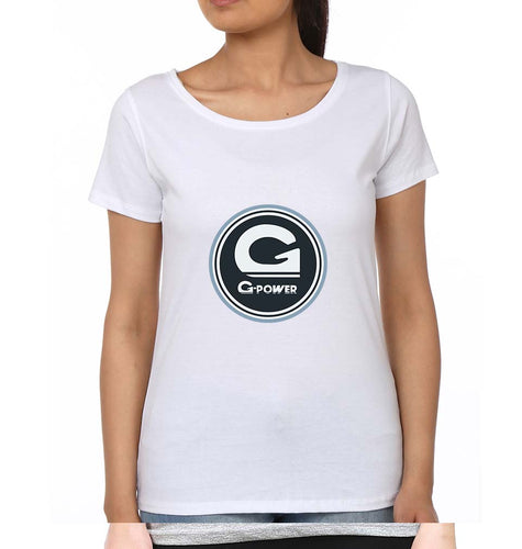 G power T-Shirt for Women-White-Ektarfa.online