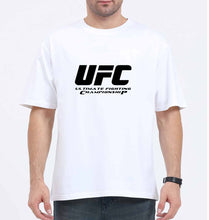 Load image into Gallery viewer, UFC Oversized T-Shirt for Men-White-Ektarfa.online
