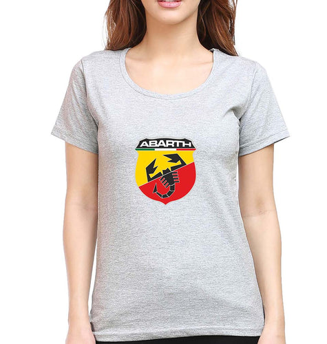 Abarth T-Shirt for Women-Grey Melange-Ektarfa.online