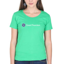 Load image into Gallery viewer, grant thornton T-Shirt for Women-flag green-Ektarfa.online
