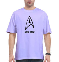 Load image into Gallery viewer, star trek Oversized T-Shirt for Men-Lavender-Ektarfa.online
