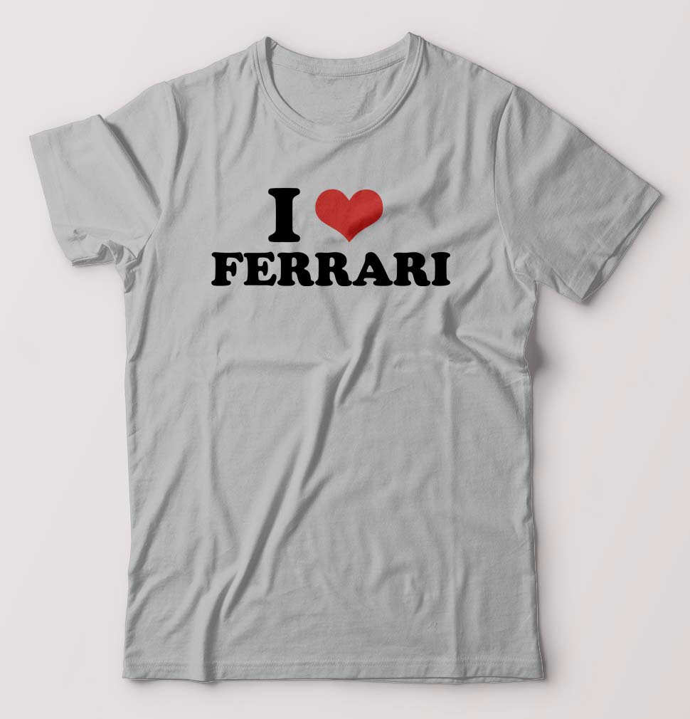 I LOVE FERRARI T-Shirt for Men-Grey Melange-Ektarfa.online