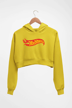 Load image into Gallery viewer, hot wheels Crop HOODIE FOR WOMEN-Mustard Yellow-Ektarfa.online
