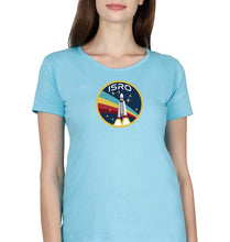 Load image into Gallery viewer, Isro T-Shirt for Women-SkyBlue-Ektarfa.online
