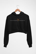Load image into Gallery viewer, Giuseppe Zanotti Crop HOODIE FOR WOMEN-Black-Ektarfa.online
