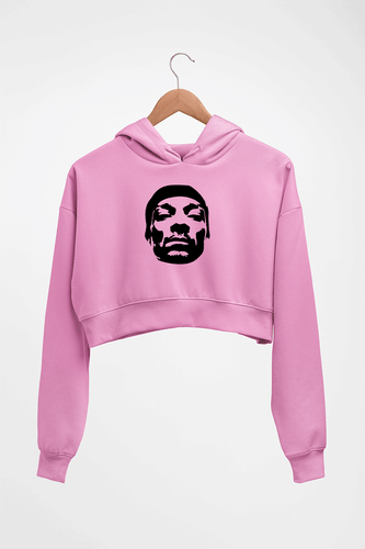 Snoop Dogg Crop HOODIE FOR WOMEN-Light Baby Pink-Ektarfa.online