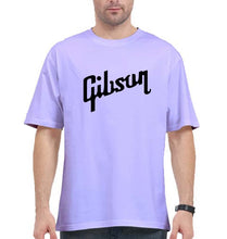 Load image into Gallery viewer, gibson Oversized T-Shirt for Men-Lavender-Ektarfa.online
