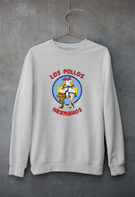 Load image into Gallery viewer, Los Pollos Hermanos Breaking Bad Unisex Sweatshirt for Men/Women-Grey Melange-Ektarfa.online
