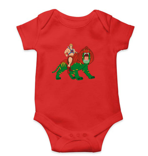 heman Romper For Baby Boy/Girl-Red-Ektarfa.online