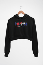 Load image into Gallery viewer, Trapstar Crop HOODIE FOR WOMEN-Black-Ektarfa.online

