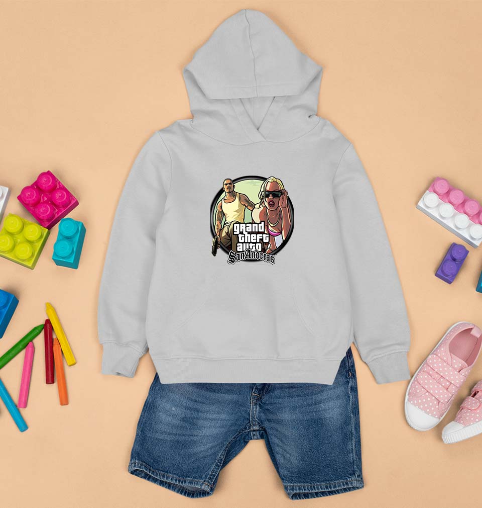 Grand Theft Auto (GTA) Hoodie for Boy/Girl-Grey-Ektarfa.online
