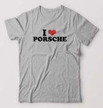 Load image into Gallery viewer, I LOVE PORSCHE T-Shirt for Men-Grey Melange-Ektarfa.online
