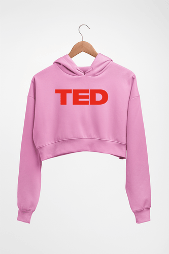 TED Crop HOODIE FOR WOMEN-Light Baby Pink-Ektarfa.online