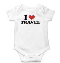 Load image into Gallery viewer, I LOVE TRAVEL Romper For Baby Boy/Girl-White-Ektarfa.online
