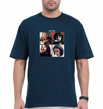 Load image into Gallery viewer, the beatles let it be Oversized T-Shirt for Men-Petrol Blue-Ektarfa.online
