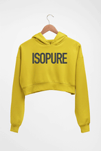 Load image into Gallery viewer, isopure Crop HOODIE FOR WOMEN-Mustard Yellow-Ektarfa.online

