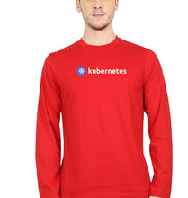 Load image into Gallery viewer, Kubernetes Full Sleeves T-Shirt for Men-red-Ektarfa.online
