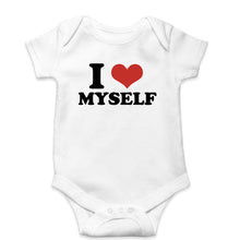 Load image into Gallery viewer, I LOVE MYSELF Romper For Baby Boy/Girl-White-Ektarfa.online
