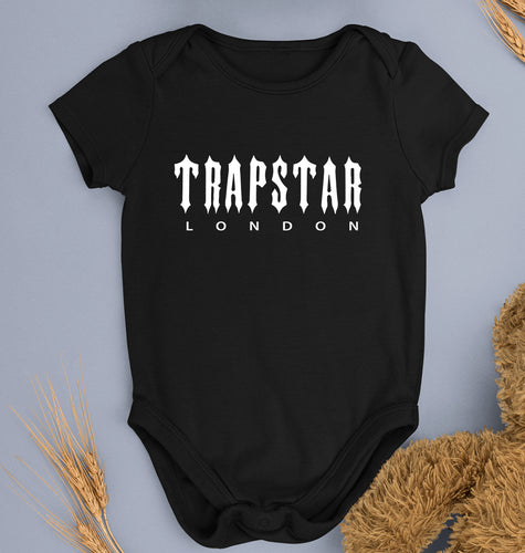 Trapstar Romper For Baby Boy/Girl-Black-Ektarfa.online