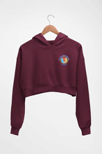 Load image into Gallery viewer, bits pilani Crop HOODIE FOR WOMEN-Maroon-Ektarfa.online
