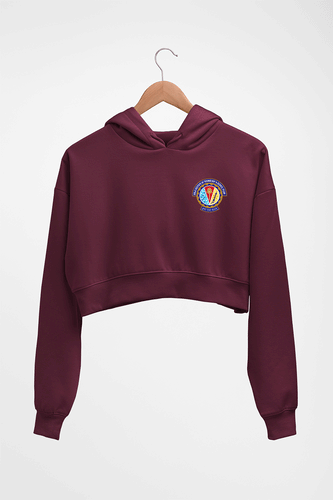 bits pilani Crop HOODIE FOR WOMEN-Maroon-Ektarfa.online