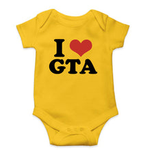 Load image into Gallery viewer, I LOVE GTA Romper For Baby Boy/Girl-Yellow-Ektarfa.online
