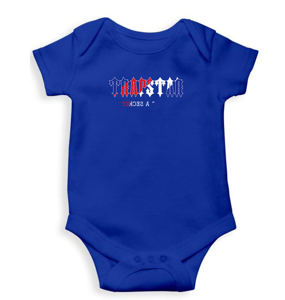 Trapstar Romper For Baby Boy/Girl-Royal Blue-Ektarfa.online