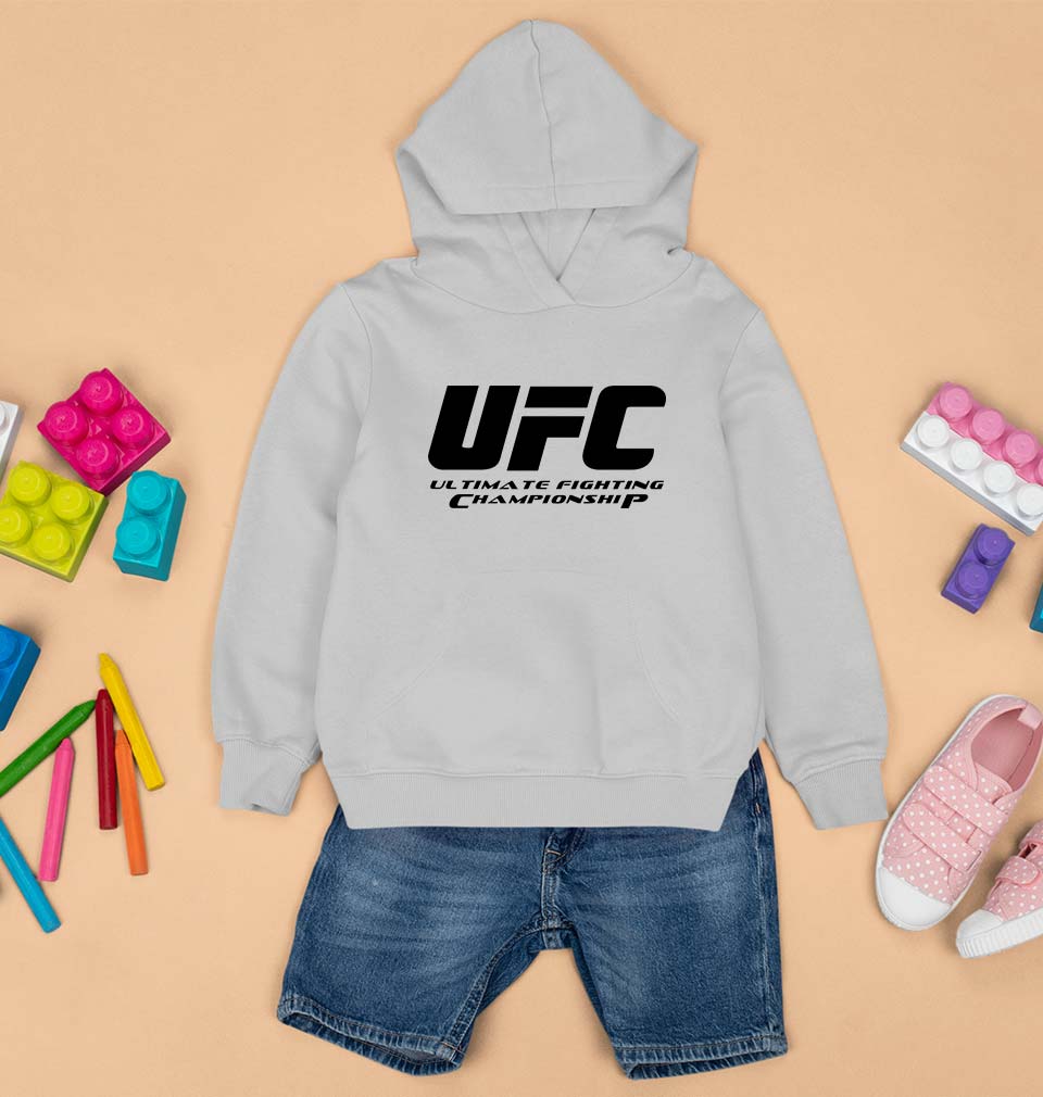 UFC Hoodie for Boy/Girl-Grey-Ektarfa.online