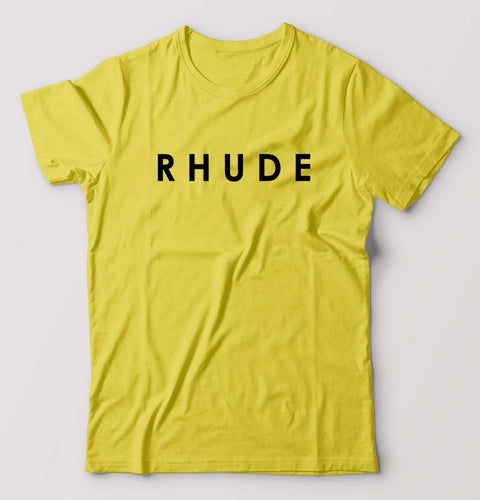 rhude T-Shirt for Men-Yellow-Ektarfa.online