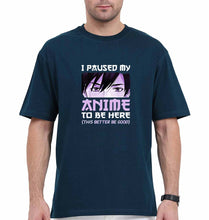 Load image into Gallery viewer, Paused my Anime Oversized T-Shirt for Men
