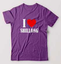 Load image into Gallery viewer, i love shillong T-Shirt for Men-Purple-Ektarfa.online
