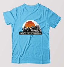 Load image into Gallery viewer, Ride T-Shirt for Men-Light Blue-Ektarfa.online
