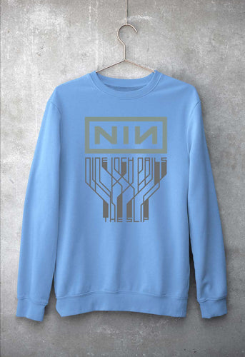 Nine Inch Nails Unisex Sweatshirt for Men/Women-Baby Blue-Ektarfa.online