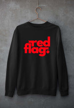 Load image into Gallery viewer, Red Flag Unisex Sweatshirt for Men/Women-Black-Ektarfa.online
