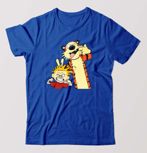 Load image into Gallery viewer, Calvin hobbes T-Shirt for Men-Royal Blue-Ektarfa.online
